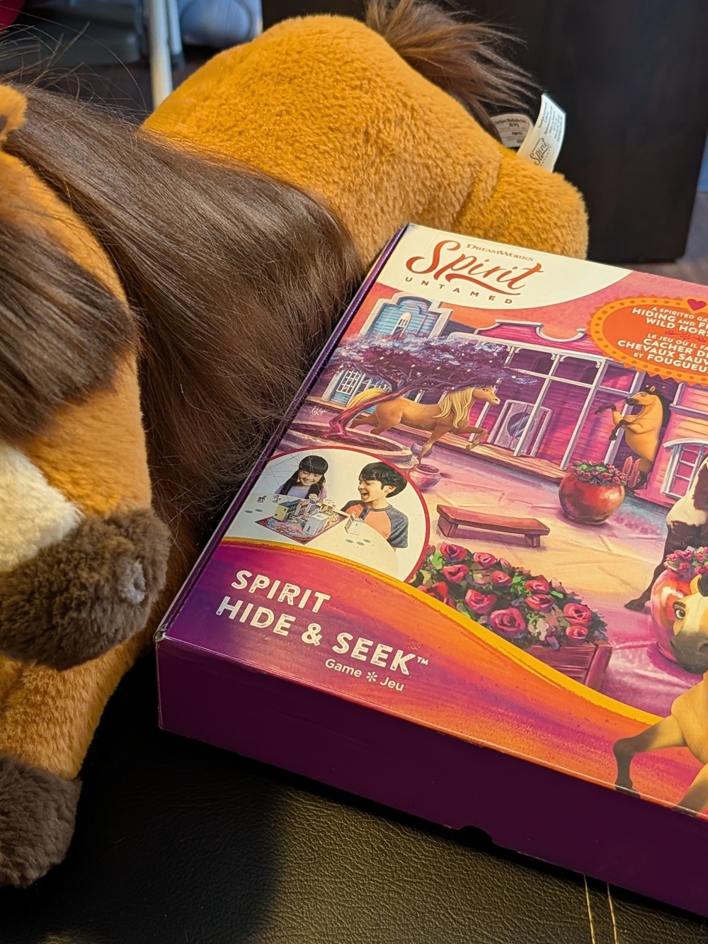 Spirit Hide And Seek boardgame And Spirit The Horse Plush